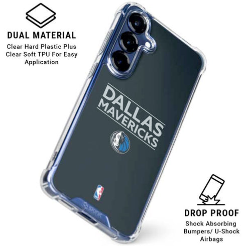 NBA Dallas Mavericks Standard - Blue Galaxy S25 Clear Case